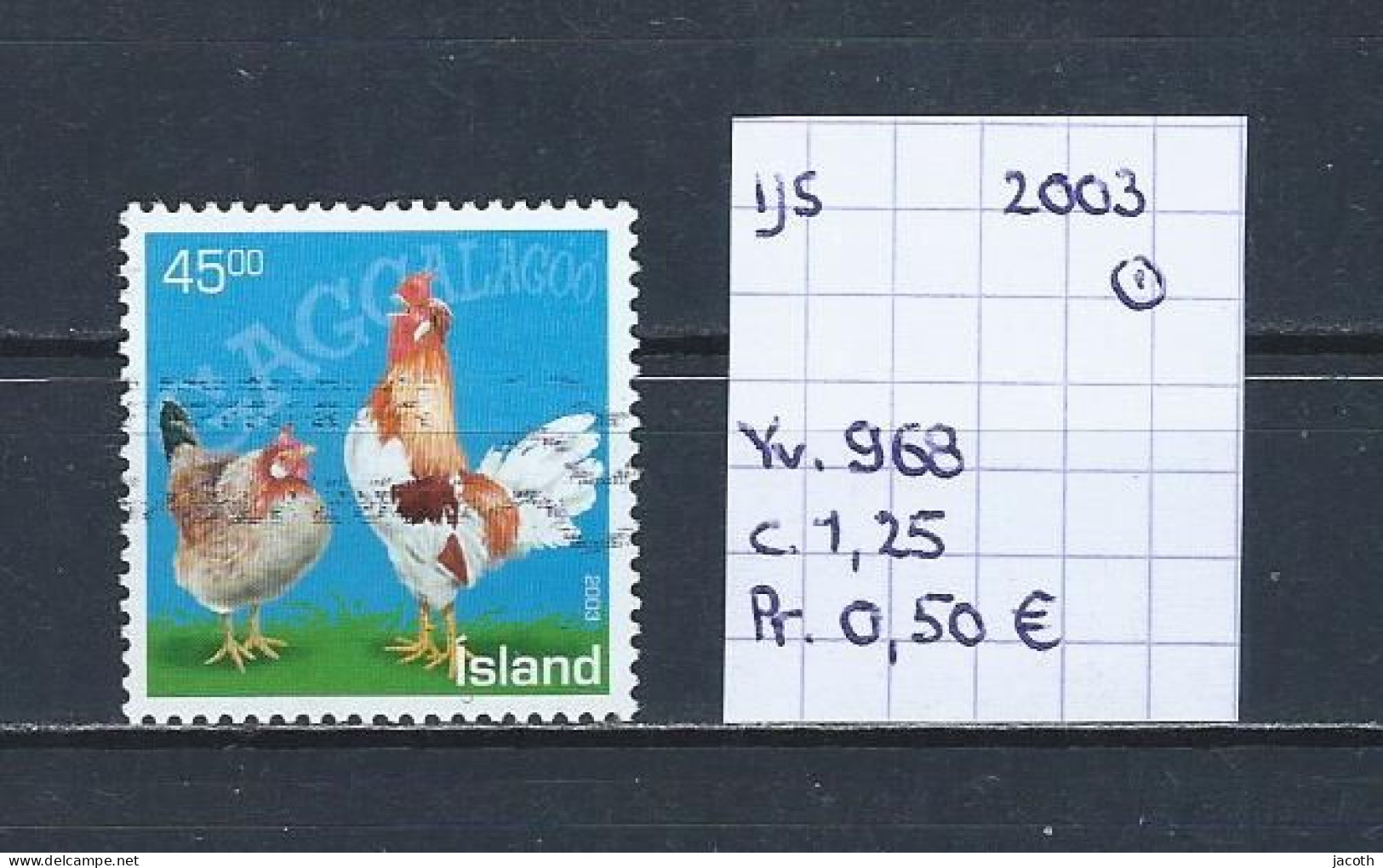 (TJ) IJsland 2003 - YT 968 (gest./obl./used) - Gebruikt