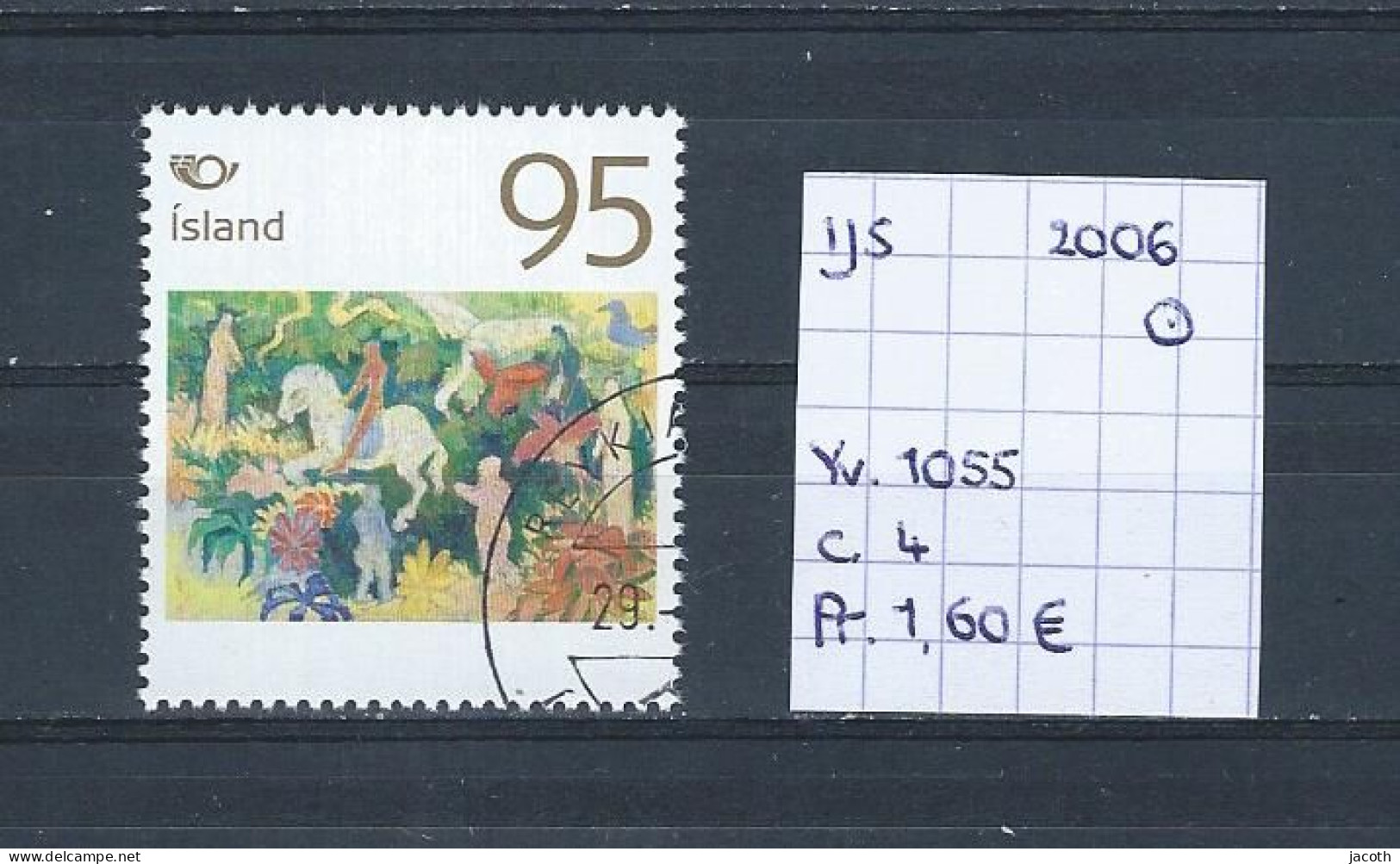 (TJ) IJsland 2006 - YT 1055 (gest./obl./used) - Usados