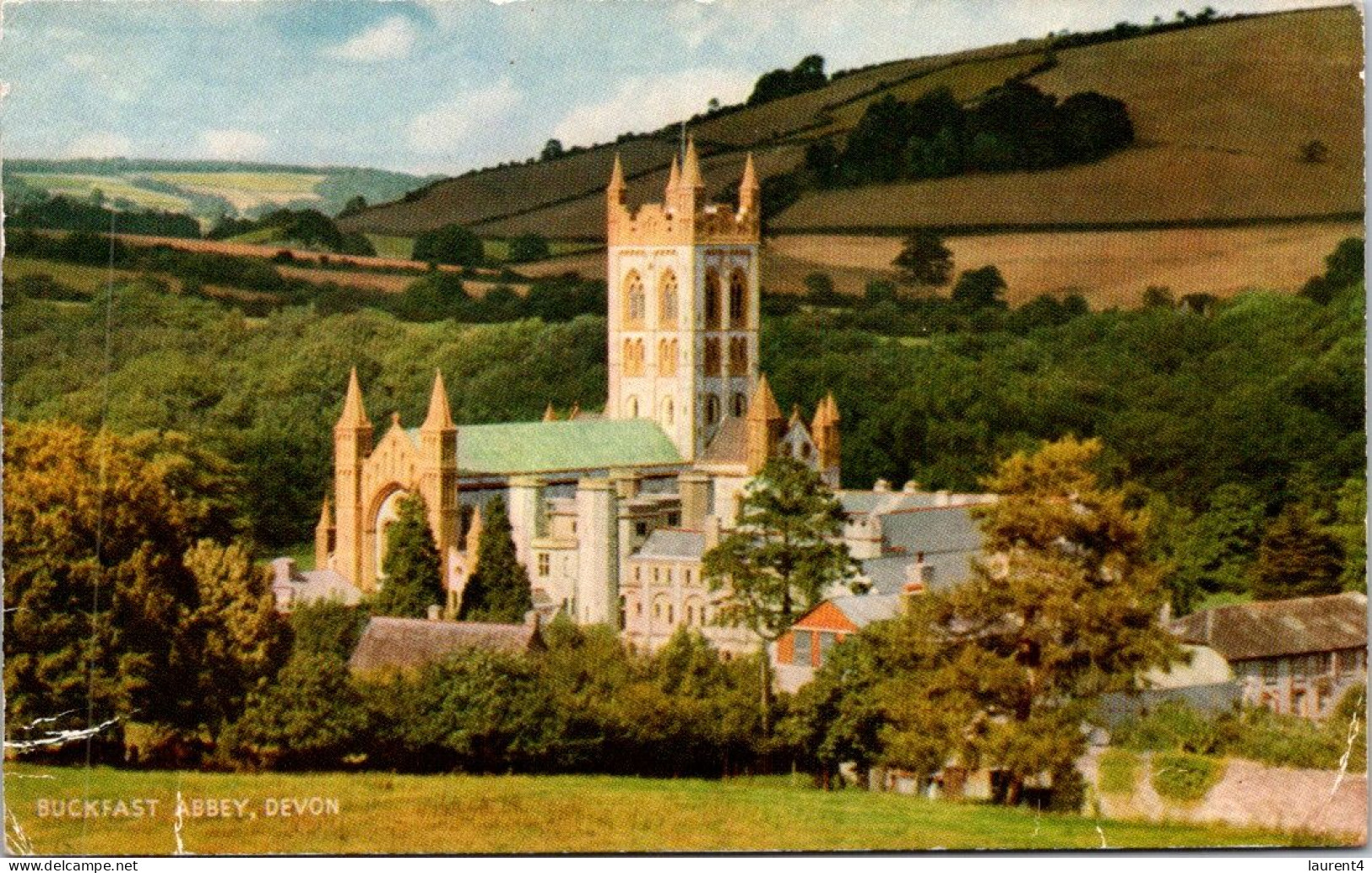 4-12-2023 (1 W 17) UK (posted To Australia 1969) Buckfast Abbey - Kirchen U. Kathedralen