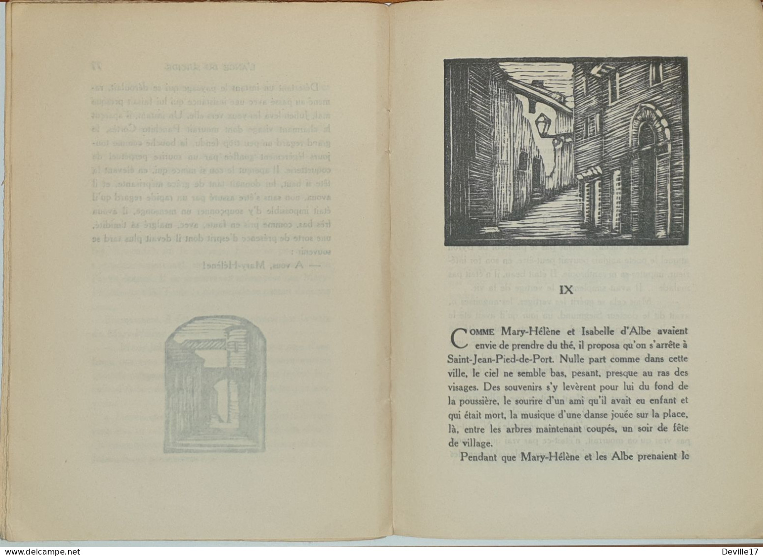 LIVRE "L'ANGE DU SUICIDE" - ROMAN - MAURICE ROSTAND - EDITION J. FERNECZI & FILS - ILLUSTRE PAR JULIETTE REYNAUD - 1929 - Griezelroman