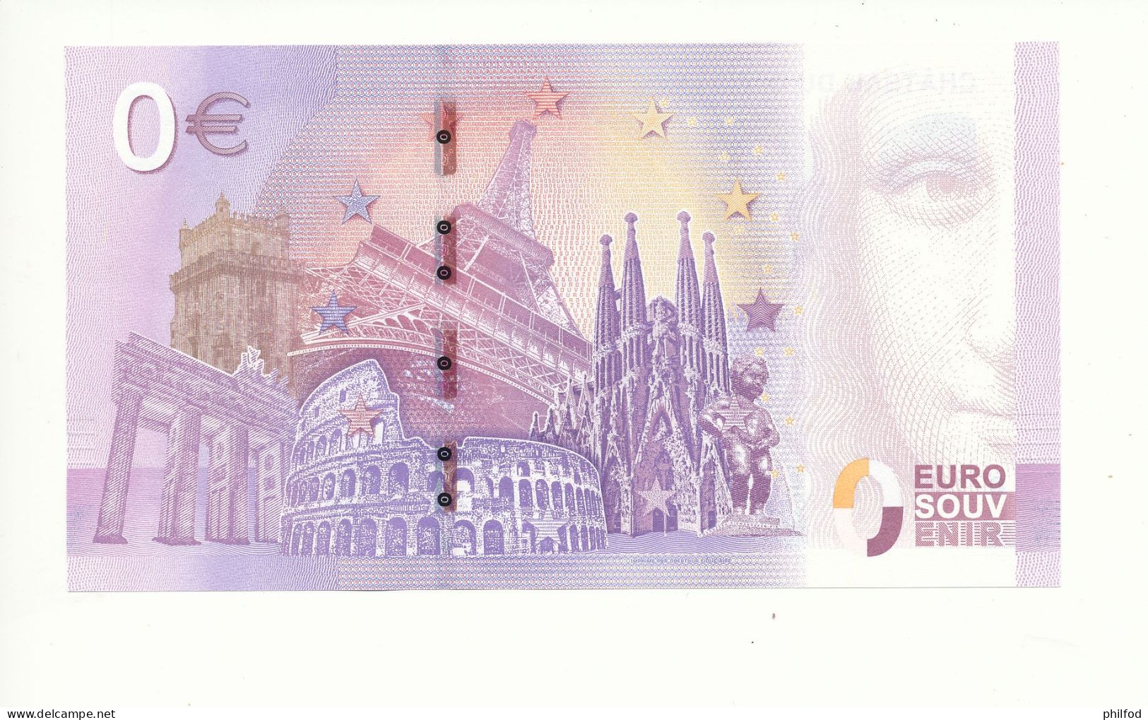 Billet Touristique  0 Euro - CHÂTEAU DU CLOS LUCÉ  - UEAU - 2019-5 N° 385 - Billet épuisé - Altri & Non Classificati