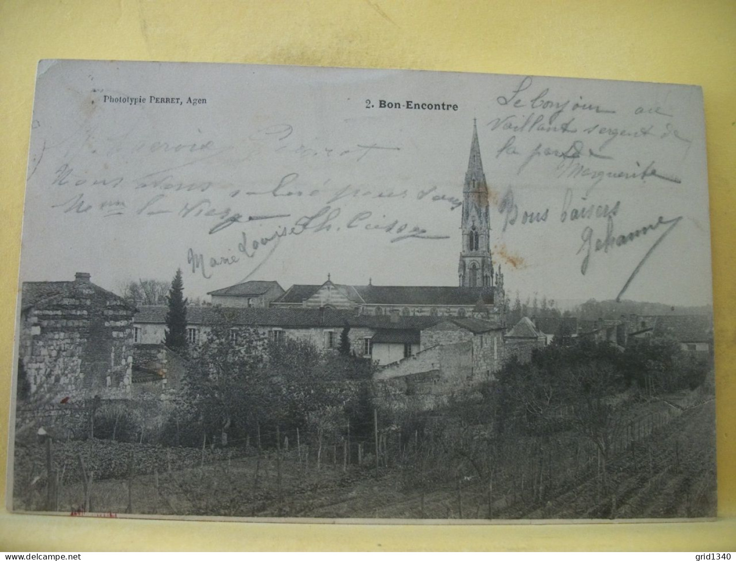 47 5191 CPA 1903 - AUTRE VUE N° 3 - 47 BON ENCONTRE - (VUE GENERALE DU VILLAGE) - Bon Encontre