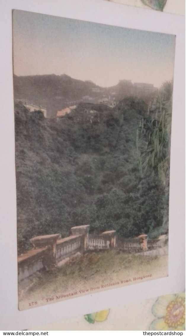 CHINE HONG KONG HONGKONG The Mountain View From Robinson Road No.178 UNUSED - Chine (Hong Kong)