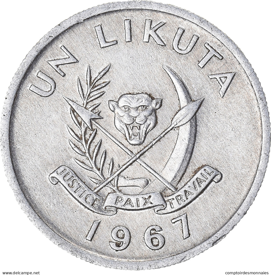 Monnaie, République Démocratique Du Congo, Likuta, 1967 - Congo (Rép. Démocratique, 1964-70)