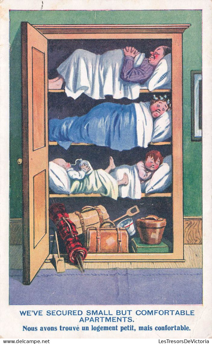 ILLUSTRATEUR - Nous Avons Trouvé Un Logement Petit Mais Confortable - Colorisé - Carte Postale Ancienne - Autres & Non Classés