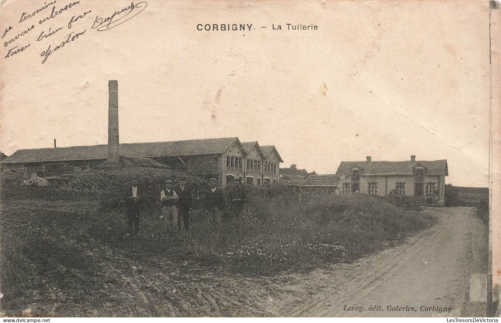 FRANCE - Corbigny - Vue Sur La Tuilerie - Carte Postale Ancienne - Corbigny
