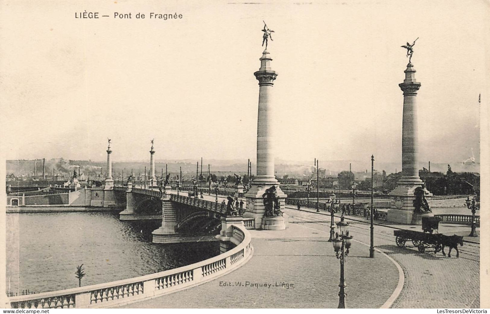 BELGIQUE - Liège - Pont De Fragnée - Edit W Paquey Liège - Carte Postale Ancienne - Liege