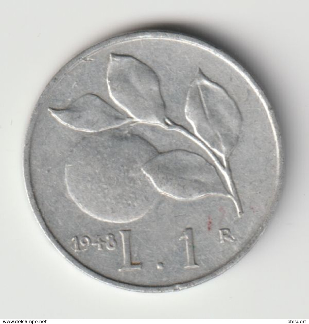 ITALIA 1948: 1 Lira, KM 87 - 1 Lire