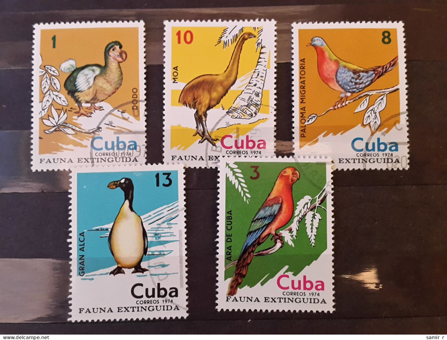 1974	Cuba Birds (F72) - Used Stamps