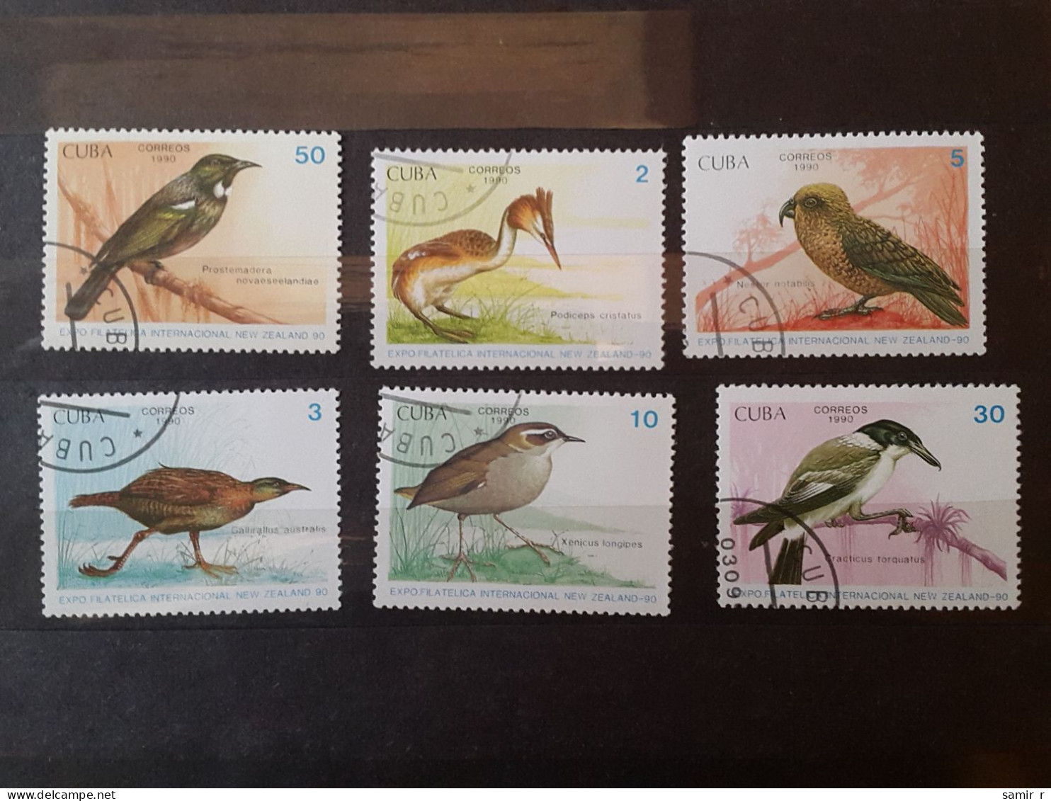 1990	Cuba Birds (F72) - Used Stamps