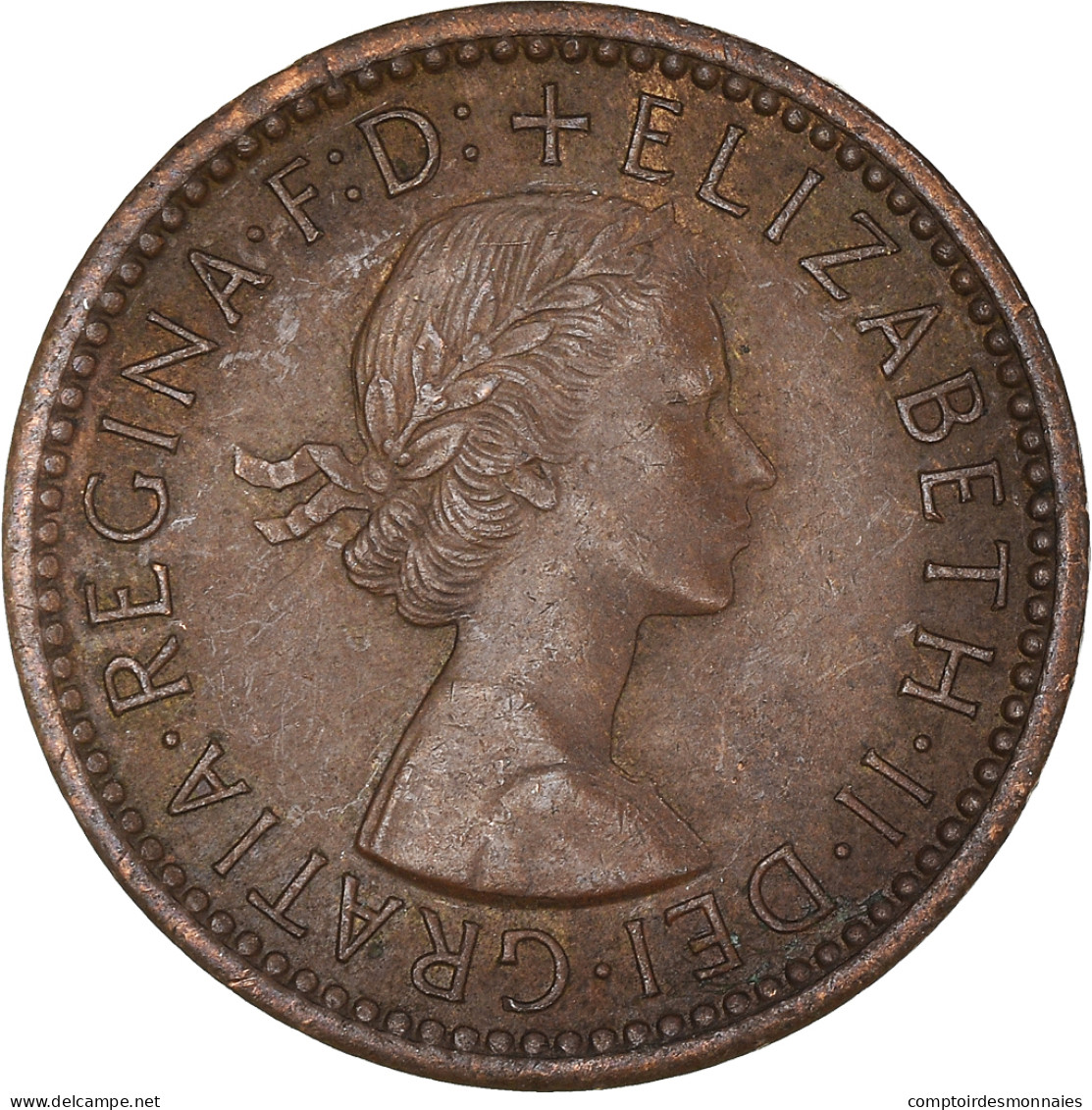 Monnaie, Grande-Bretagne, Farthing, 1954 - B. 1 Farthing