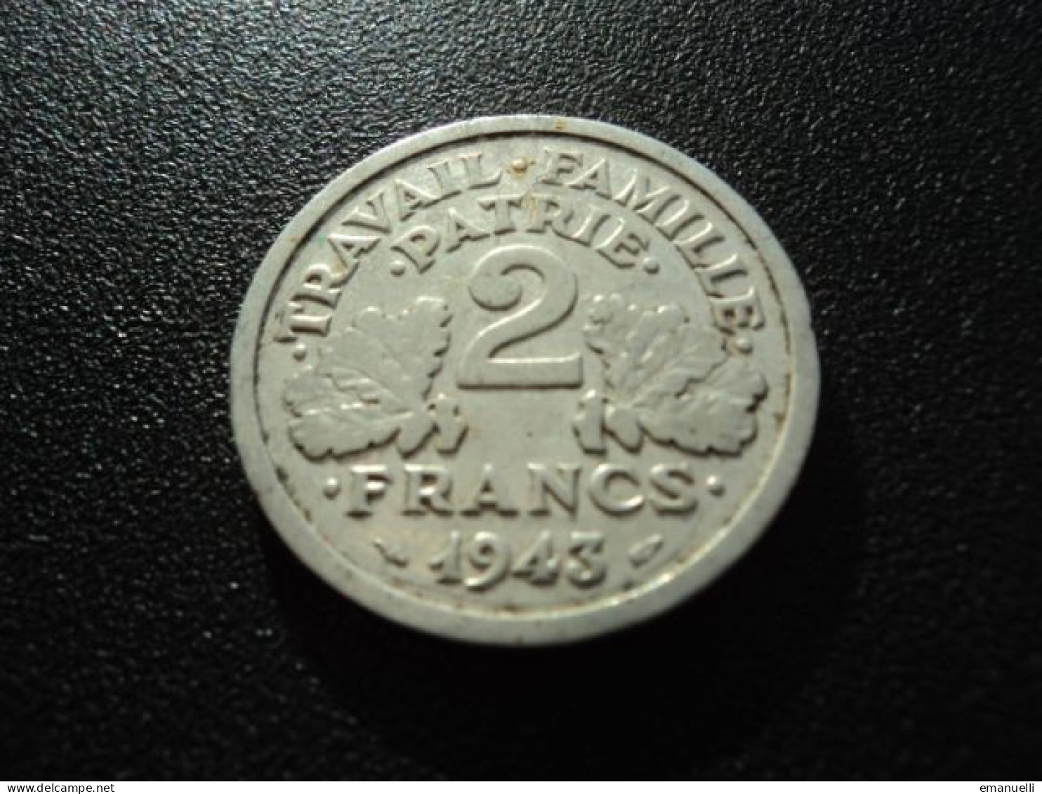 FRANCE : 2 FRANCS  1943    F.270.2 / G.536 / KM 904.1    TB - 2 Francs