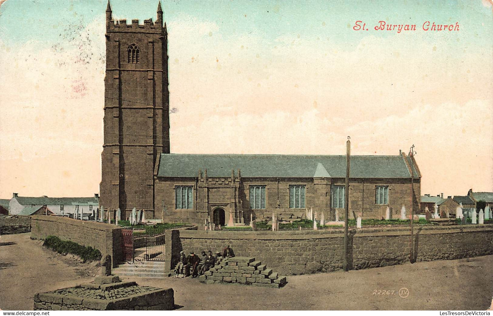 ROYAUME-UNI - Angleterre - St Buryan - Église - Carte Postale Ancienne - Otros & Sin Clasificación