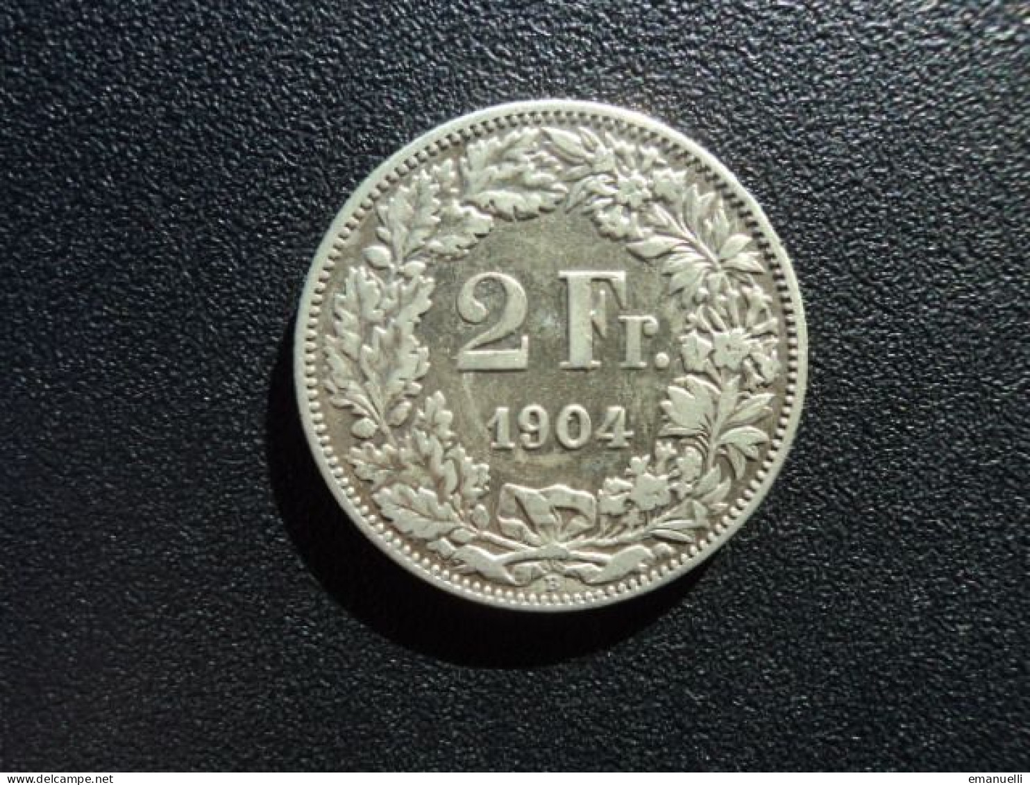 SUISSE : 2 FRANCS   1904 B      KM 21    TTB - 2 Francs