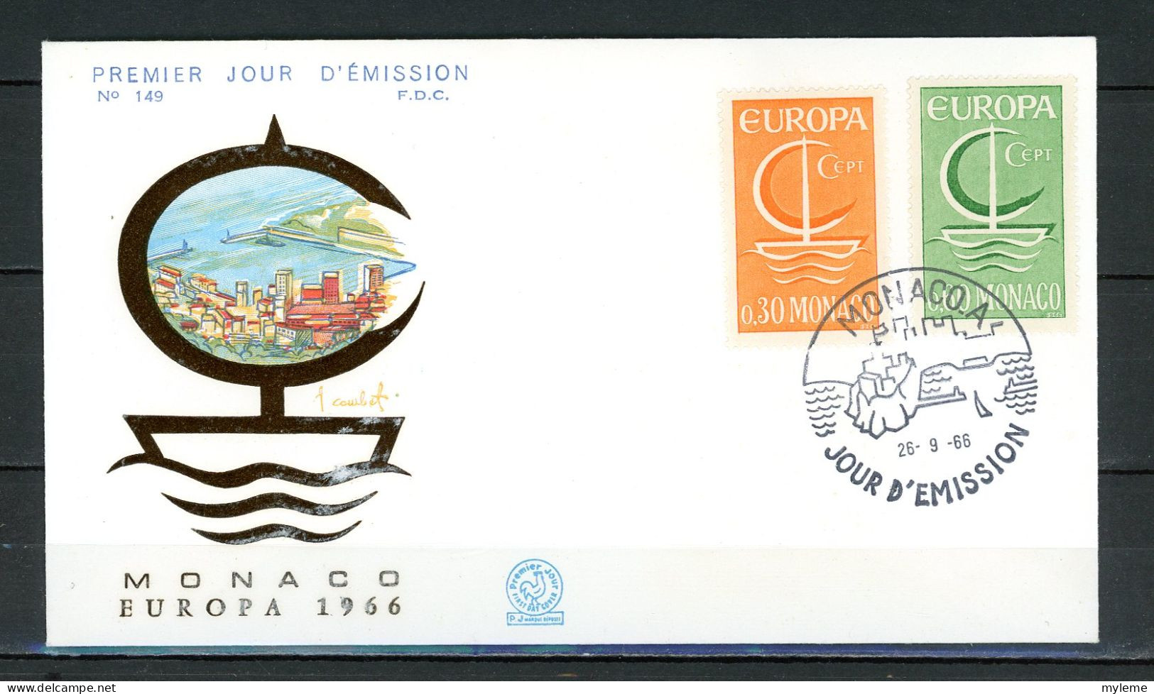 Z26-14 Monaco  Europa Cept 1966 FDC 1er Jour N° 698 + 699  A Saisir !!! - 1966