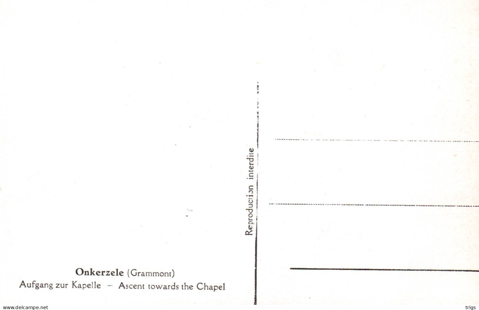 Onkerzele - Opgang Naar De Kapel - Geraardsbergen