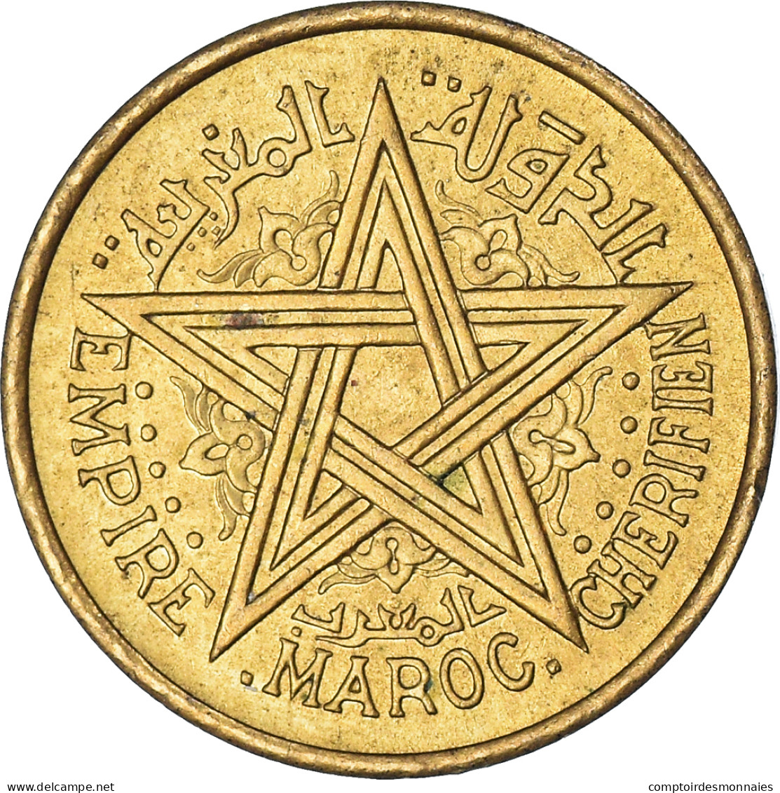 Monnaie, Maroc, 50 Centimes, 1945 - Maroc