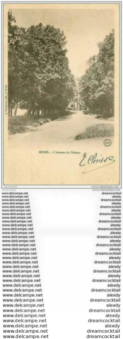 27 MUIDS. Avenue Du Château Vers 1900 - Muids