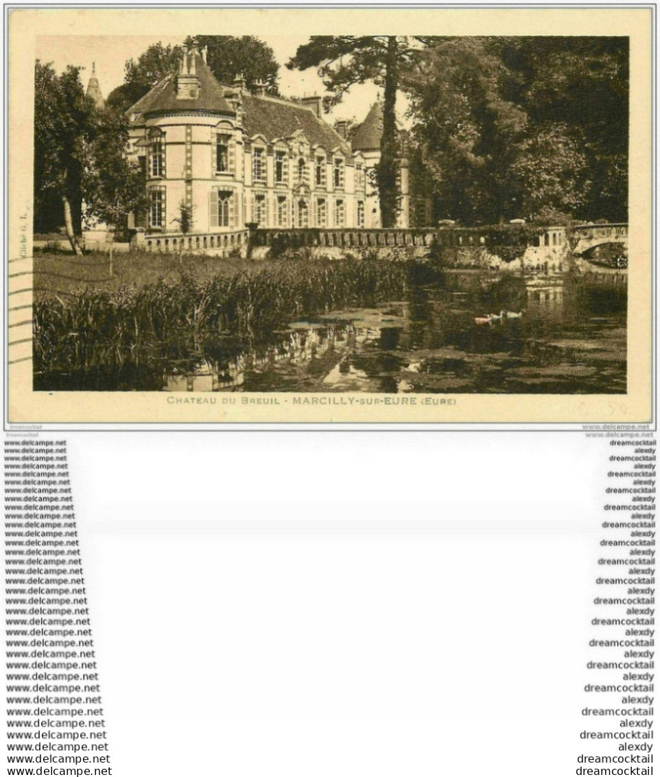 27 MARCILLY-SUR-EURE. Château De Breuil 1934 - Marcilly-sur-Eure