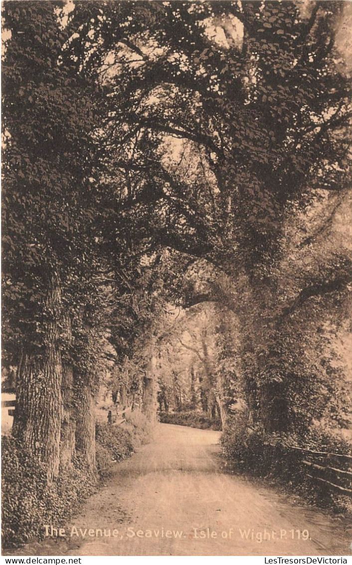 ROYAUME-UNI - Angleterre - Isle Of Wight - L'Avenue - Seaview - Carte Postale Ancienne - Other & Unclassified