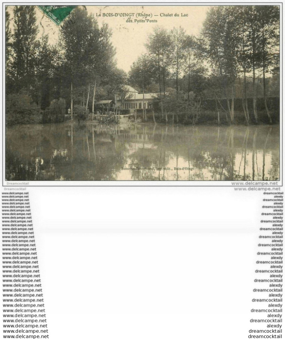 69 LE BOIS-D'OINGT. Chalet Lac Petits Ponts 1908 - Le Bois D'Oingt