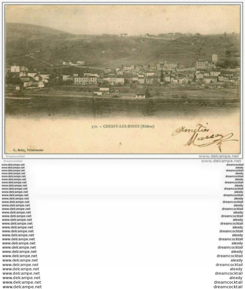 69 CHESSY-LES-MINES 1903 - Chiroubles