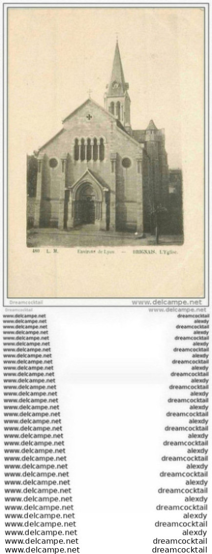 69 BRIGNAIS. L'Eglise Vers 1900 - Brignais
