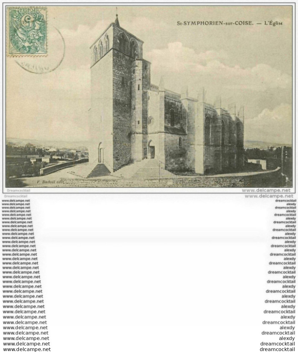 69 SAINT-SYMPHORIEN-SUR-COISE. L'Eglise Vers 1907 - Saint-Symphorien-sur-Coise