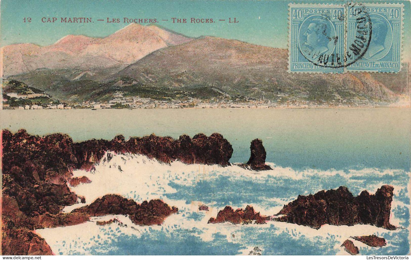 FRANCE - Cap Martin - Les Rochers - Carte Postale Ancienne - Otros & Sin Clasificación