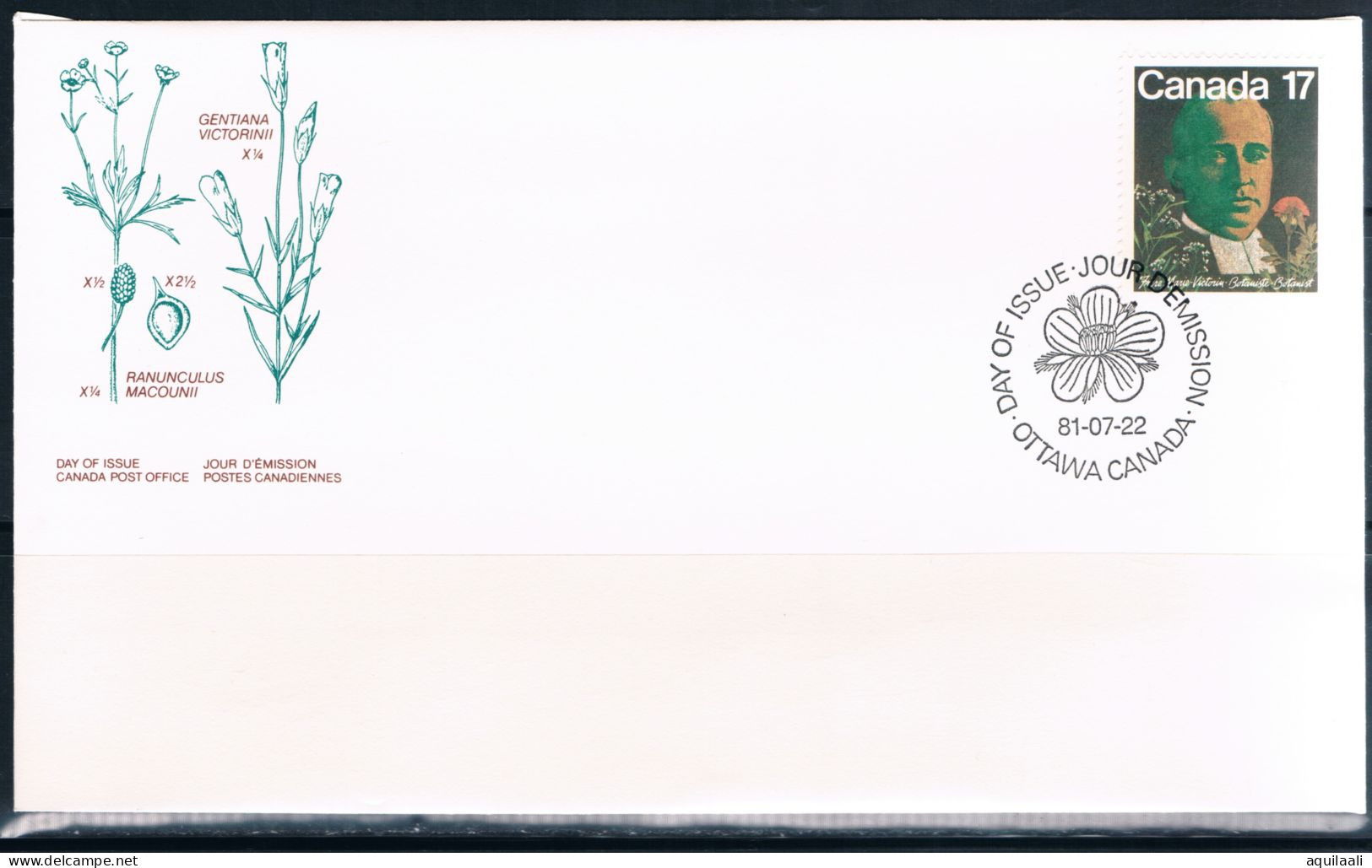 CANADA 1981 - "Botanists" 2 Buste Con Annullo Fdc - 1981-1990