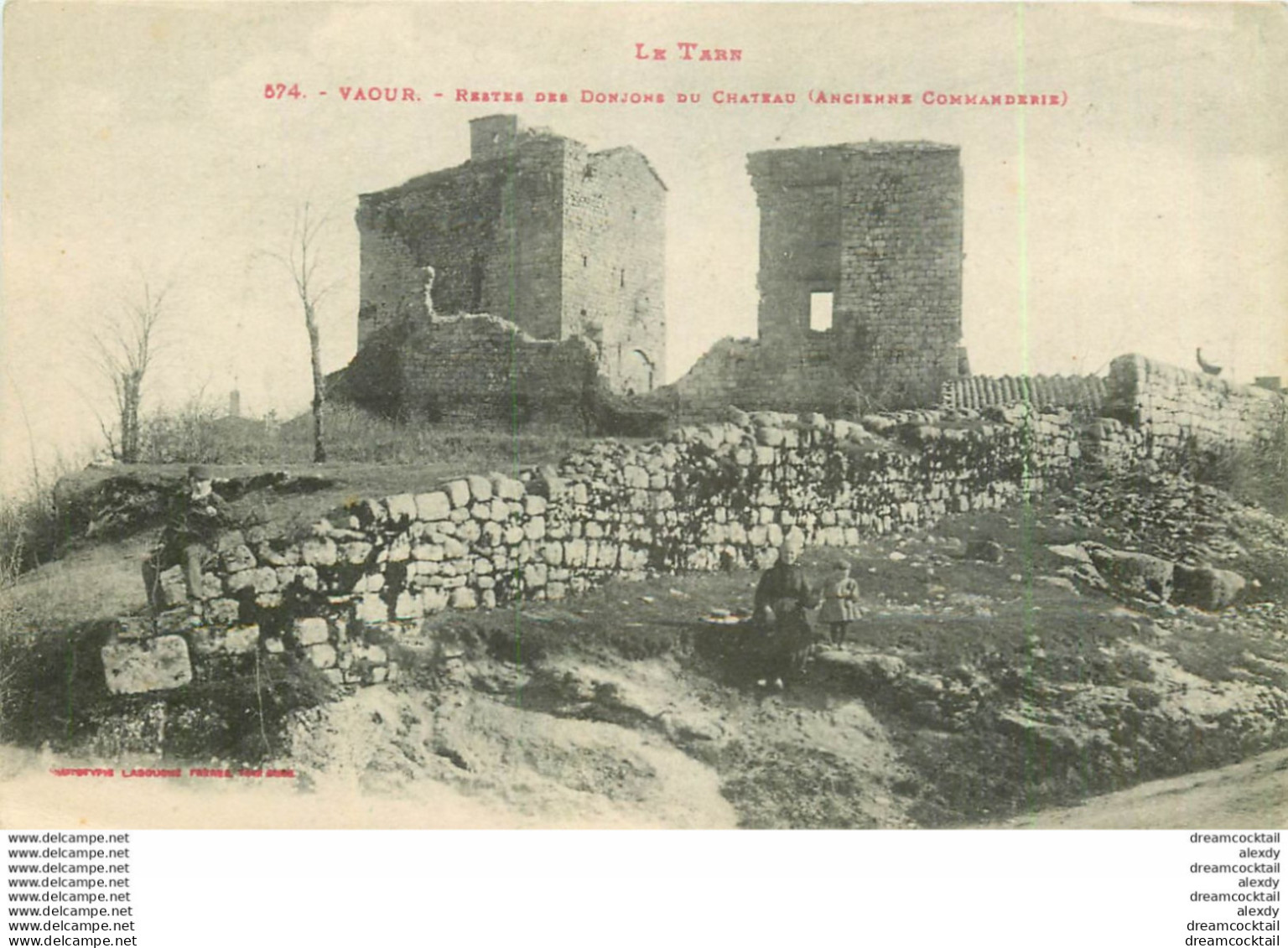 (MI) 81 VAOUR. Restes Des Donjons Du Château - Vaour