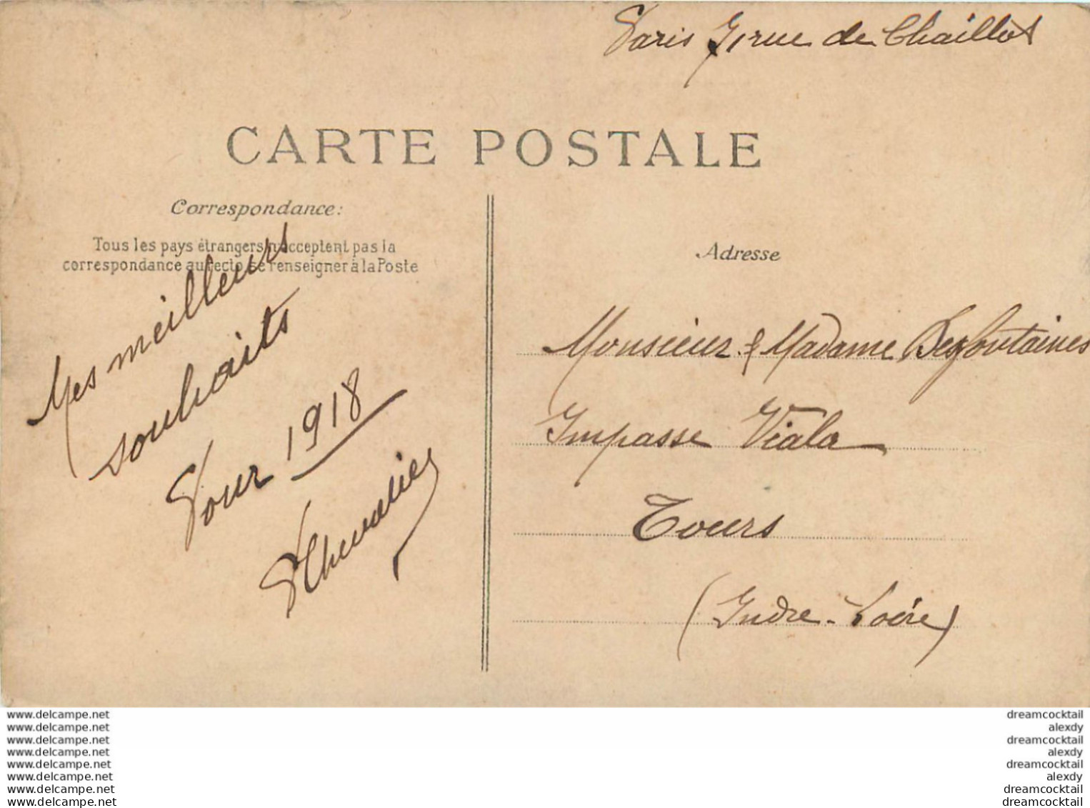 Lot De 5 Cartes Postales Sur PARIS - Non Classificati