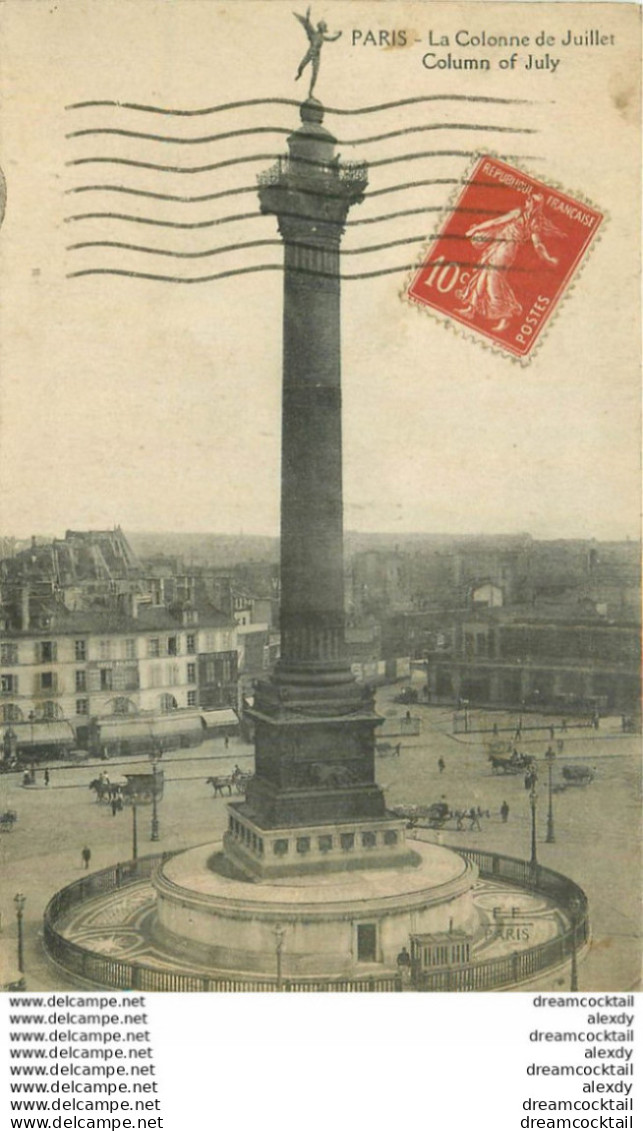 Lot De 5 Cartes Postales Sur PARIS - Non Classés