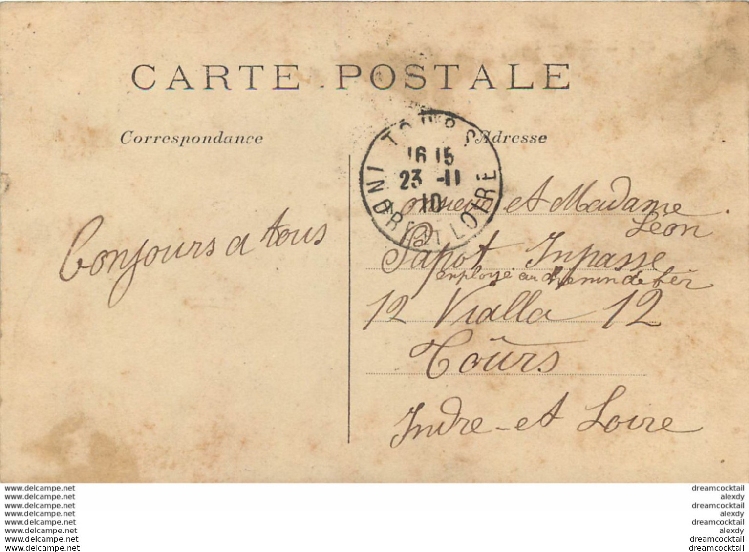 Lot de 5 cartes postales sur PARIS