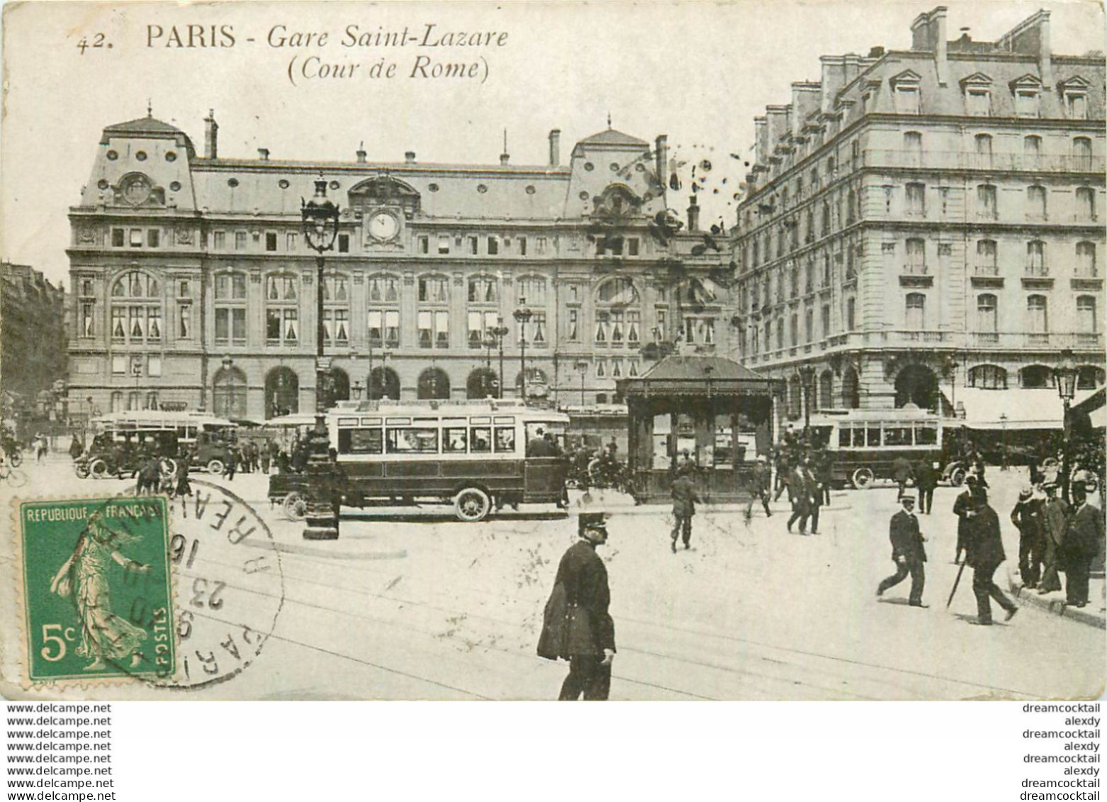 Lot De 5 Cartes Postales Sur PARIS - Zonder Classificatie