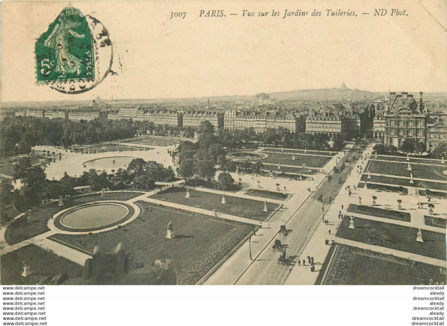 Lot De 5 Cartes Postales Sur PARIS - Non Classificati