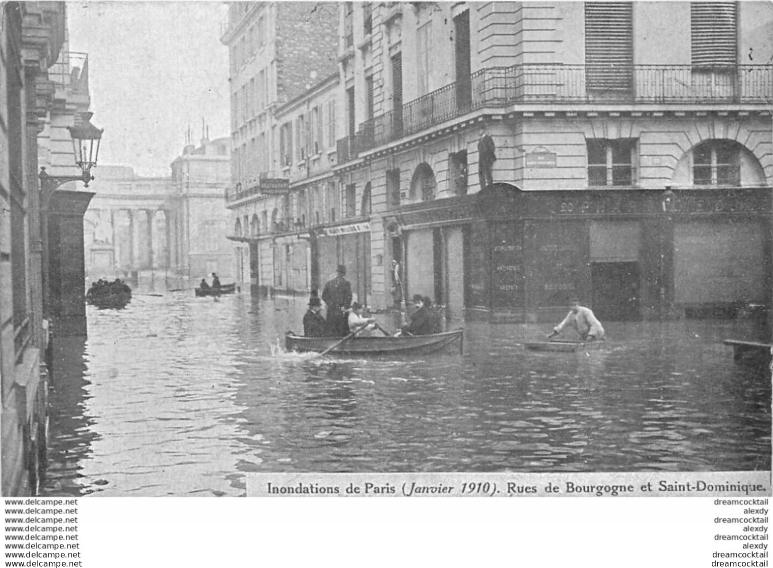 Lot de 5 cartes postales sur PARIS