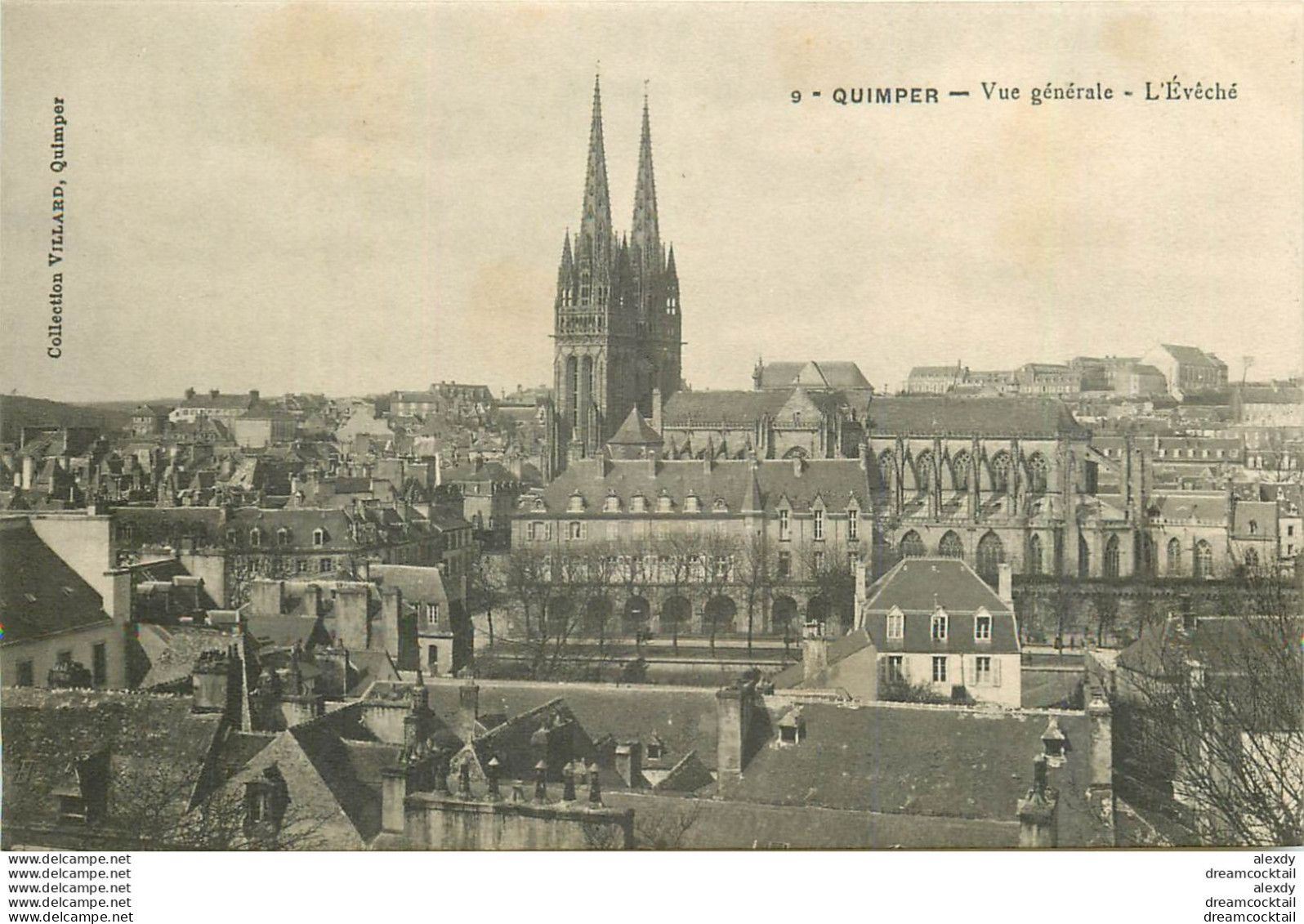 (GA.S) 5 Cpa EGLISE. Bernay, Etampes, Saint-Dizier, Vire & Quimper - Kirchen U. Kathedralen