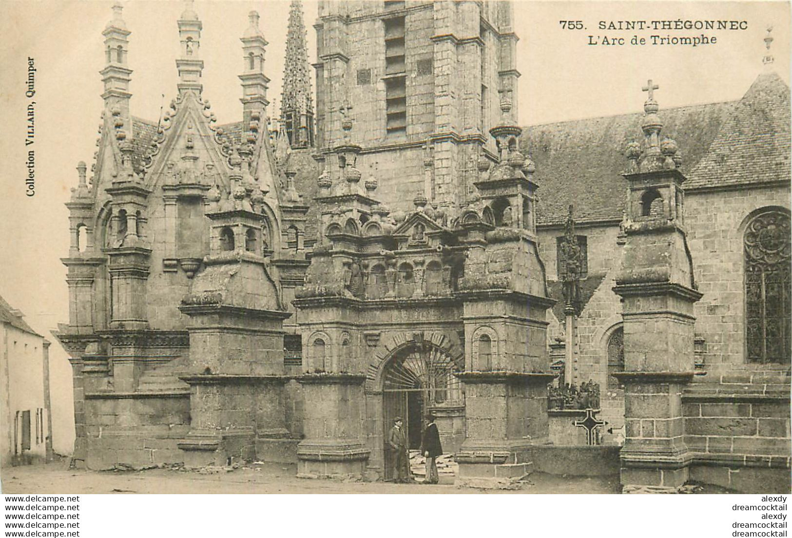 (GA.S) 5 Cpa EGLISE. Saint-Thégonnec, Lavaur, Monteneuf, Honfleur & Lisieux - Kirchen U. Kathedralen