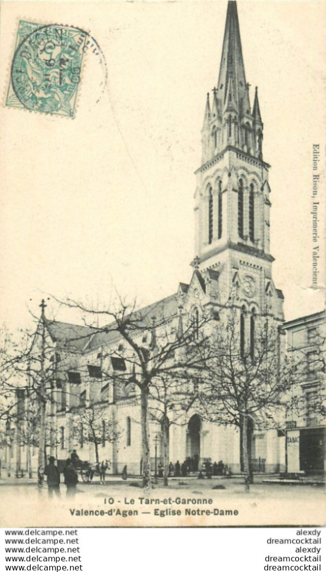 (GA.S) 5 Cpa EGLISE. Valence D'Agen, Orléans, Le Dorat, Poitiers & Ribécourt - Kirchen U. Kathedralen