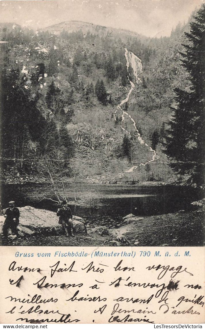 ALLEMAGNE - Münstertal - Bonjour De Fischbödle - Carte Postale Ancienne - Münstertal