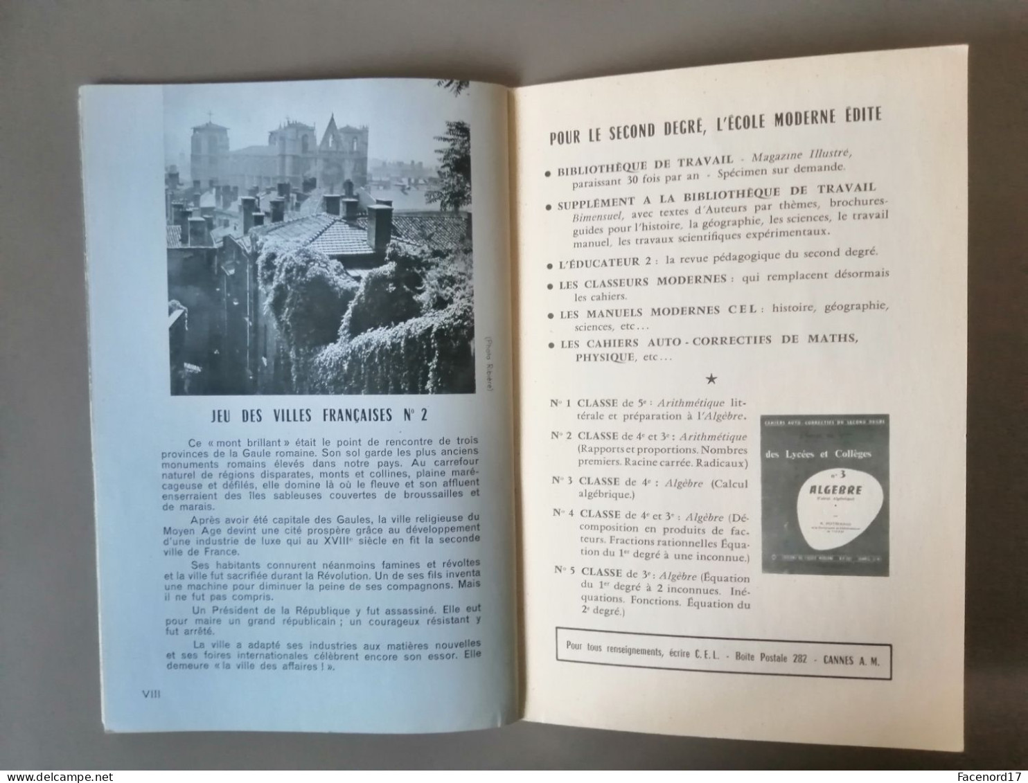 Bibliothèque De Travail En Caravelle De Paris à Rome 1961 - 12-18 Ans