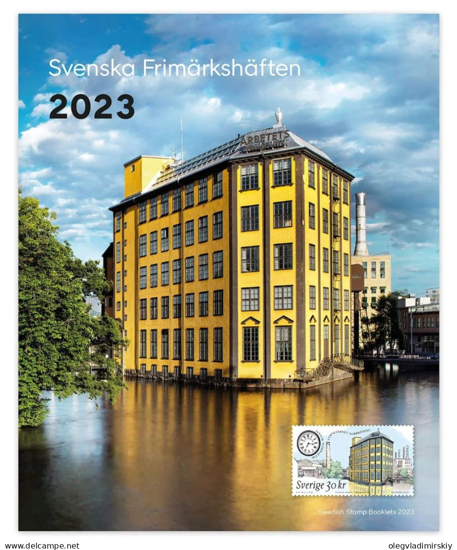 Sweden Suède Schweden 2023 Stamp Booklets Year Set MNH - Annate Complete