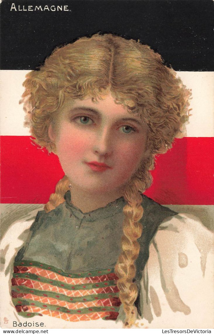 ALLEMAGNE - Une Badoise Aux Cheveux Blonds - Colorisé - Carte Postale Ancienne - Sonstige & Ohne Zuordnung