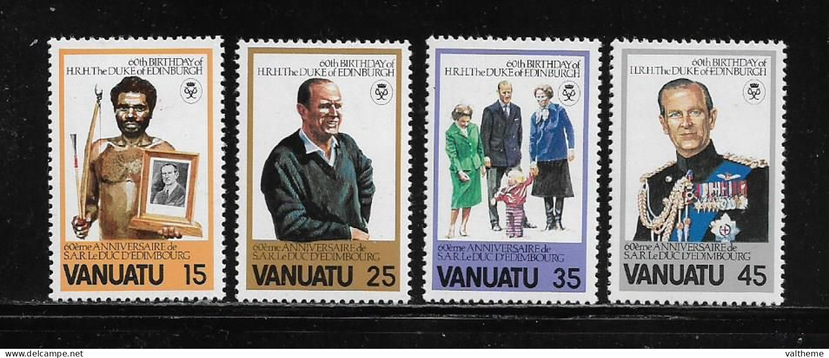 VANUATU  ( DIV - 286 )   1981   N° YVERT ET TELLIER  N°  624/627   N** - Vanuatu (1980-...)