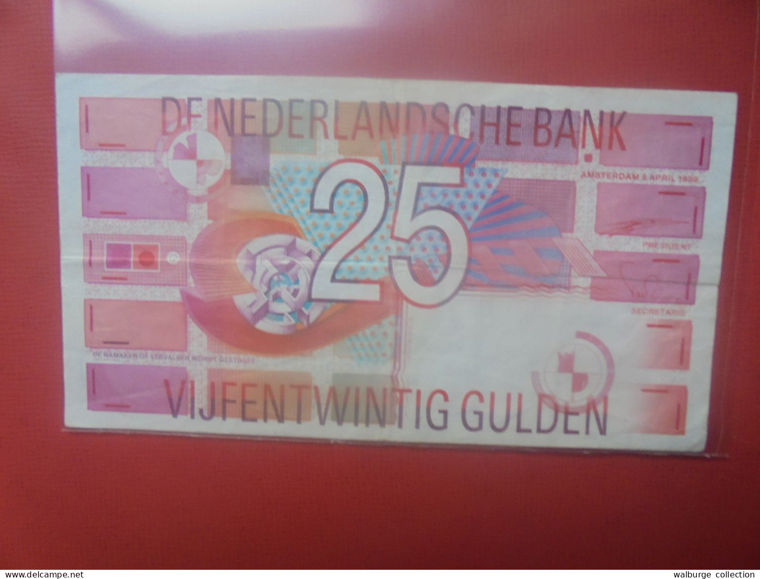 PAYS-BAS 25 GULDEN 1999 Circuler (B.31) - 25 Gulden