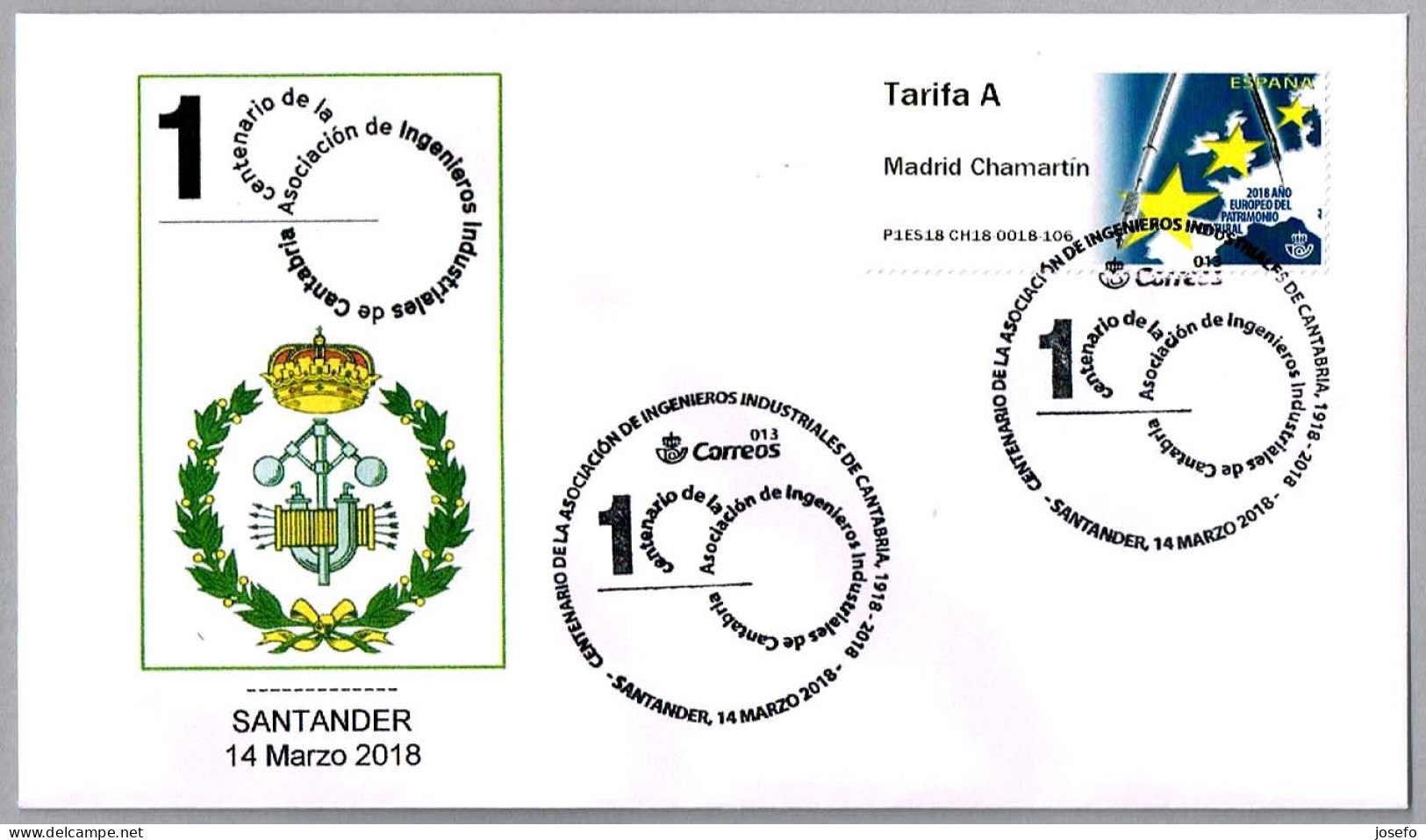 100 Años ASOCIACION DE INGENIEROS - 100 Years ASSOCIATION OF ENGINEERS. Santander, Cantabria, 2018 - Autres & Non Classés