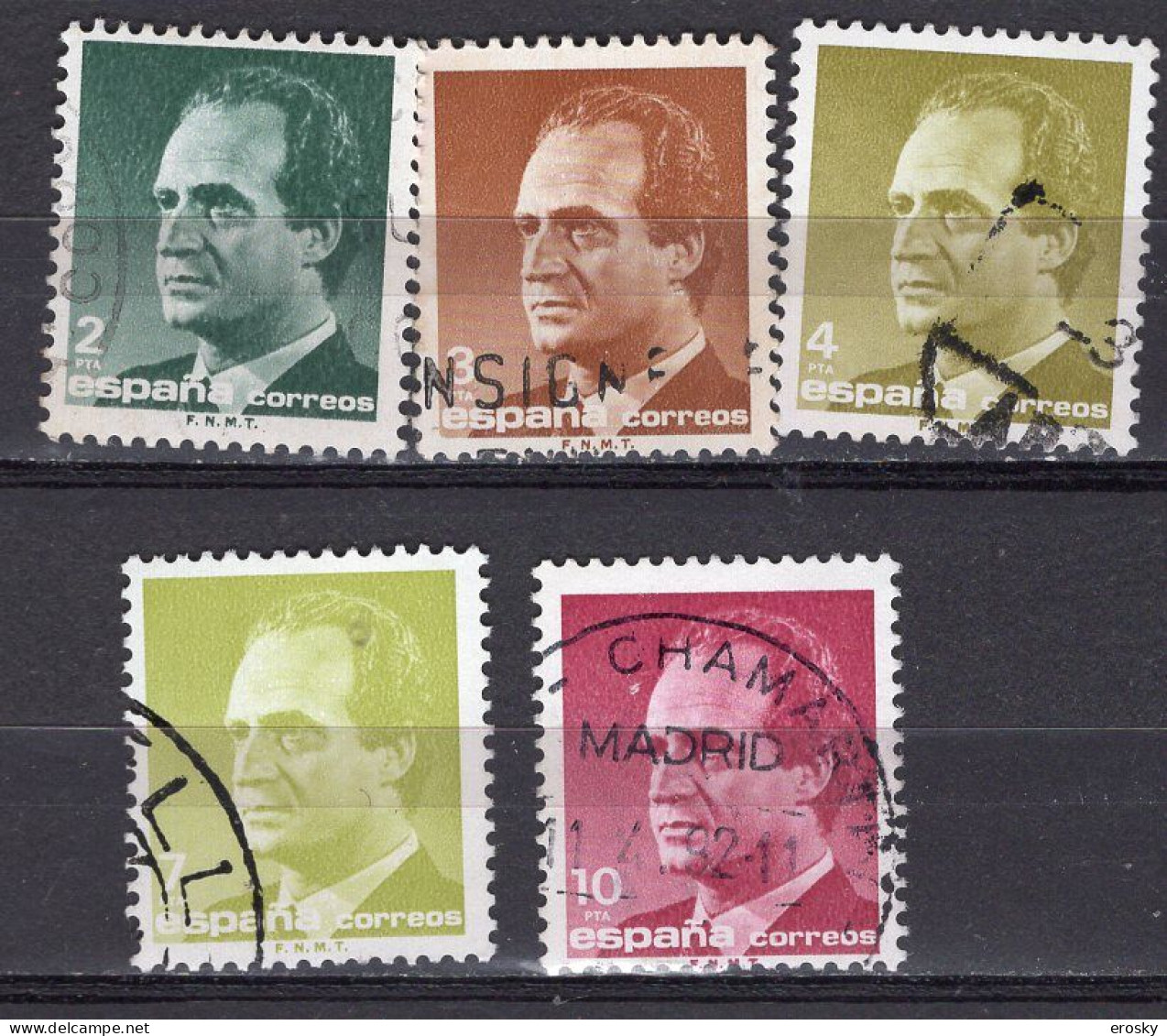 S8418 - ESPANA ESPAGNE Yv N°2456/60 - Usados