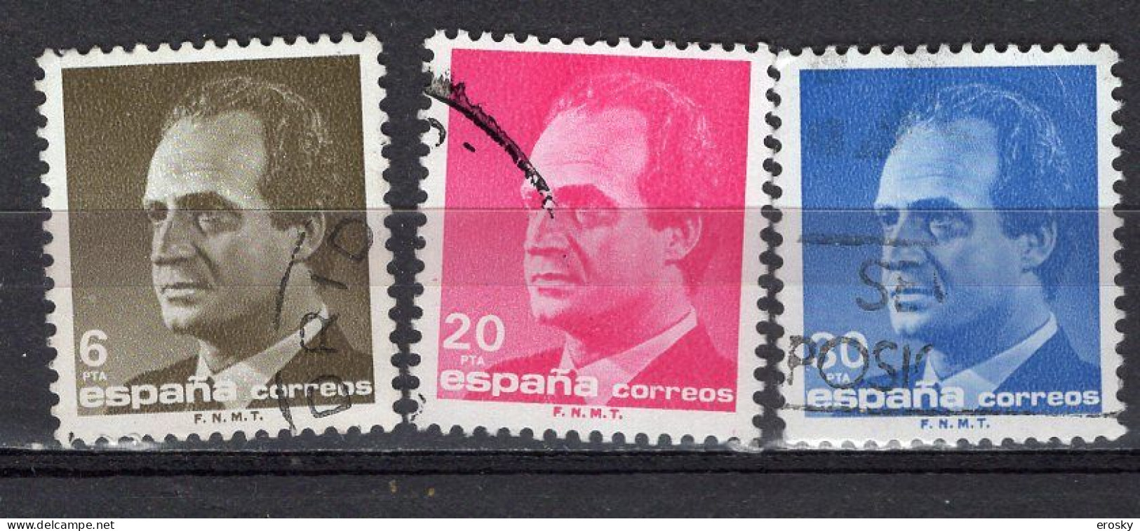 S8423 - ESPANA ESPAGNE Yv N°2495/97 - Used Stamps