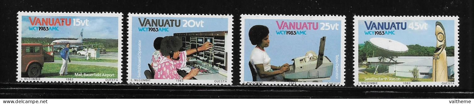 VANUATU  ( DIV - 297 )   1983   N° YVERT ET TELLIER  N°  682/685     N** - Vanuatu (1980-...)